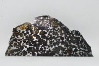 RocksburyPlace.com Pallasite Slice Seymchan Russia Meteorite - 77.8 grams - 6" x 3"